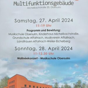 Einweihung Multifunktionsgebäude