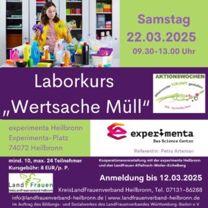 Leitthema 2025 Nachhaltig leben „Wertsache Müll“