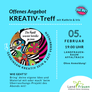 Offenes Angebot: KREATIV-Treff